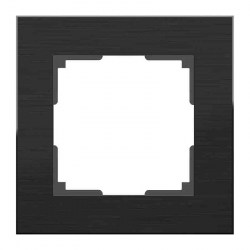 Рамка 1-м черный алюминий  Aluminium  WL11-Frame-01