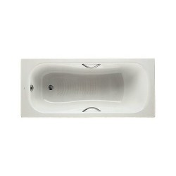 Ванна стальная PRINCESS 150*75 +ножки ROCA+ручки NEW 